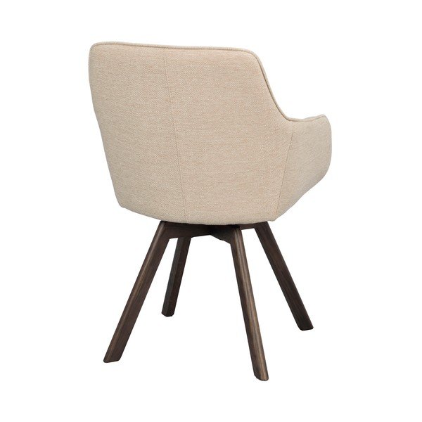 Set de scaune de sufragerie bej 2 buc. tapițat Alison – Rowico-image-3