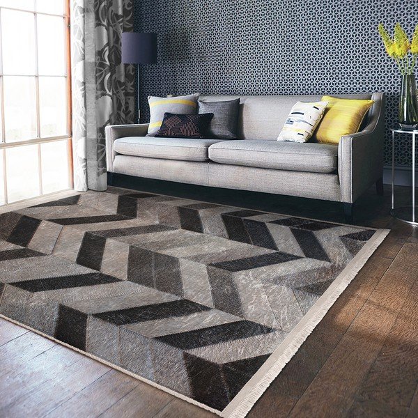 Covor gri 80x150 cm – Mila Home-image-1