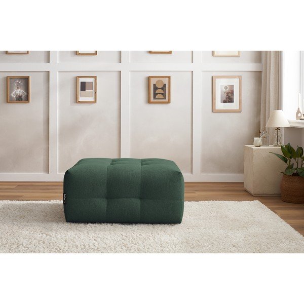 Taburet pentru canapea modulară  verde închis Kleber - Bobochic Paris-image-4