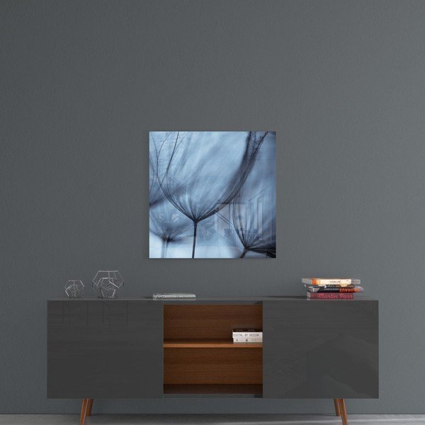 Tablou din sticlă Insigne Dandelion Serenity, 40 x 40 cm-image-1