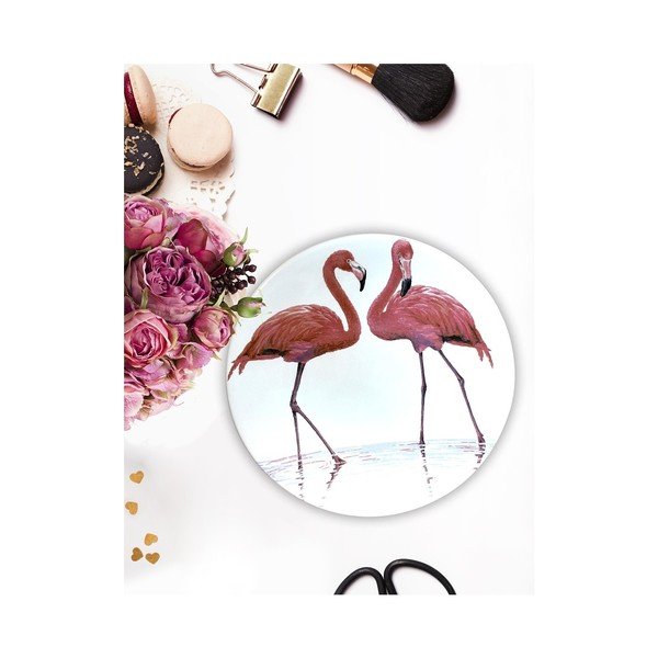 Farfurie din ceramică Flamingo, ⌀ 25 cm-image-1
