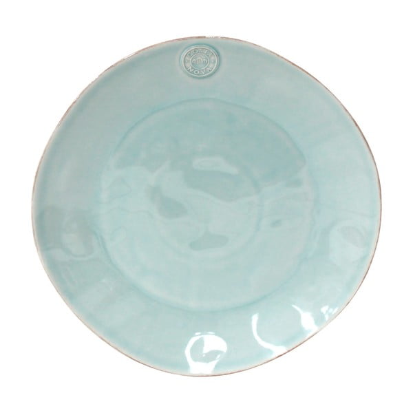 Farfurie din gresie ceramică Costa Nova, ⌀ 33 cm, turcoaz