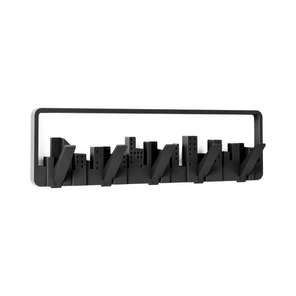 Cuier de perete negru din plastic Skyline – Umbra-image-2