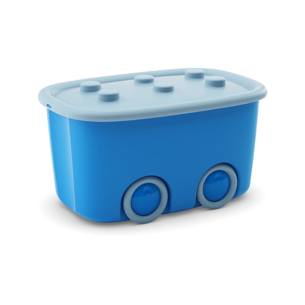 Cutie de depozitare pentru copii  albastru-deschis din plastic 58x39x32 cm Funny Box – KIS