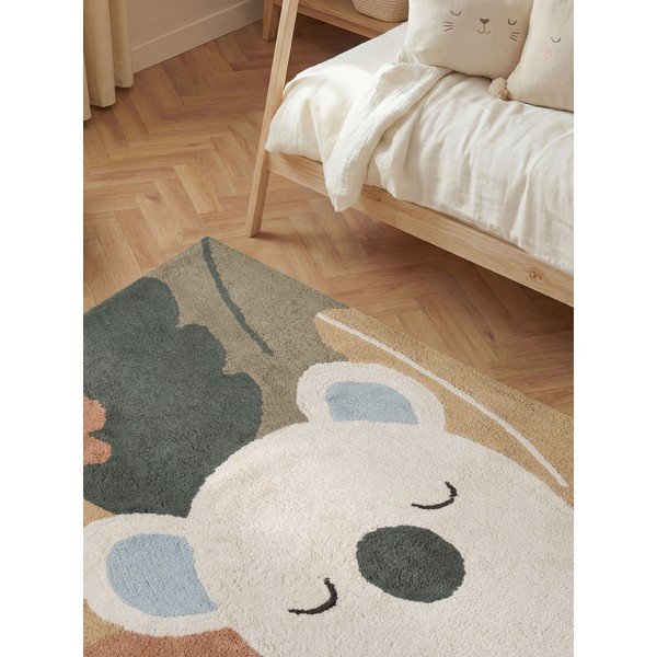 Covor pentru copii crem lavabil/țesut manual din bumbac 140x200 cm Snuggle Rio – Hanse Home-image-3