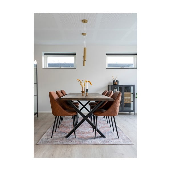 Covor albastru-portocaliu 230x160 cm Havana - House Nordic-image-2