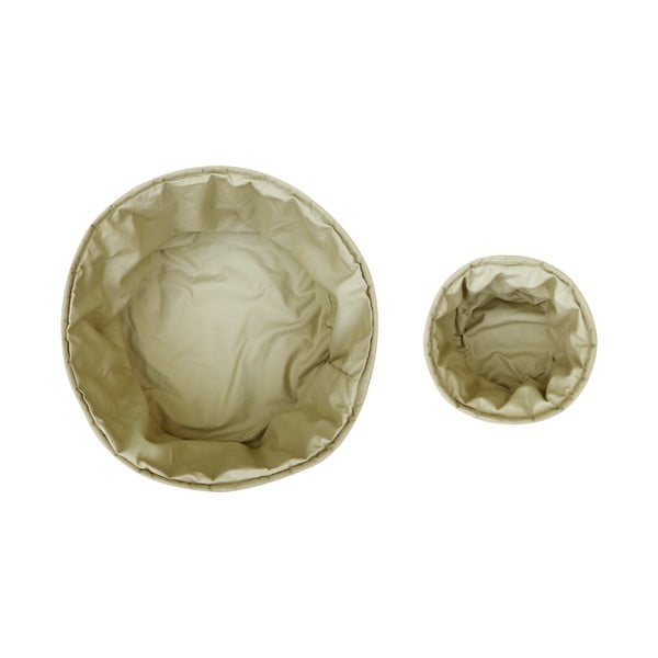 Cutii de depozitare pentru copii verde-deschis 2 buc. din material textil ø 30x20 cm Bambie Olive – Lorena Canals-image-3