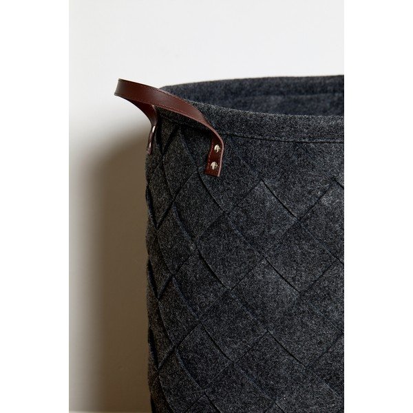 Coș pentru rufe Wenko Trovo, negru, 75 l-image-3