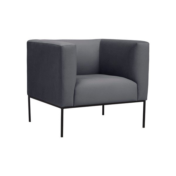 Fotoliu Windsor & Co Sofas Neptune, gri închis-image-2