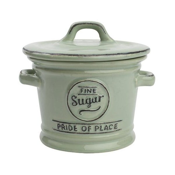 Recipient ceramic pentru zahăr T&G Woodware Pride of Place, verde