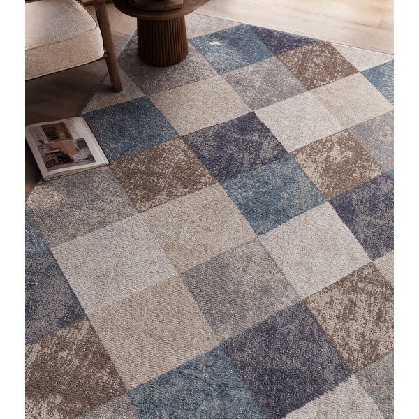 Covor albastru/bej 160x235 cm Terrain – Hanse Home-image-1