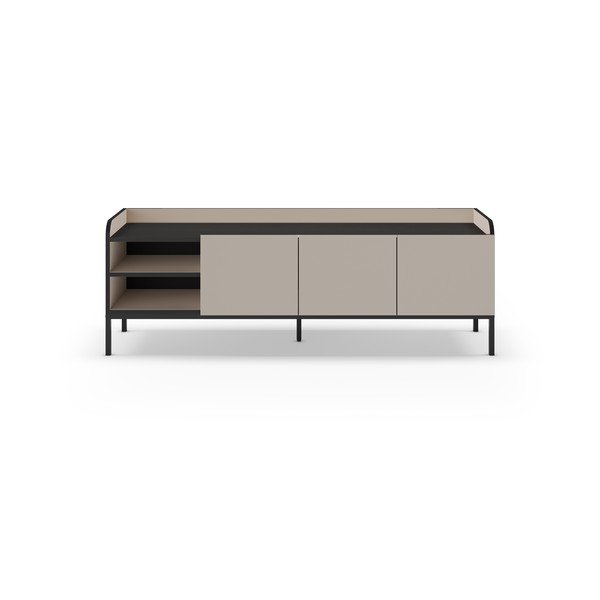 Comodă TV crem 160x55x42 cm Adara – Marckeric