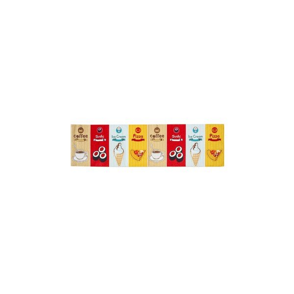 Covor pentru bucătărie foarte rezistent Webtapetti Fastfood, 60 x 150 cm-image-1