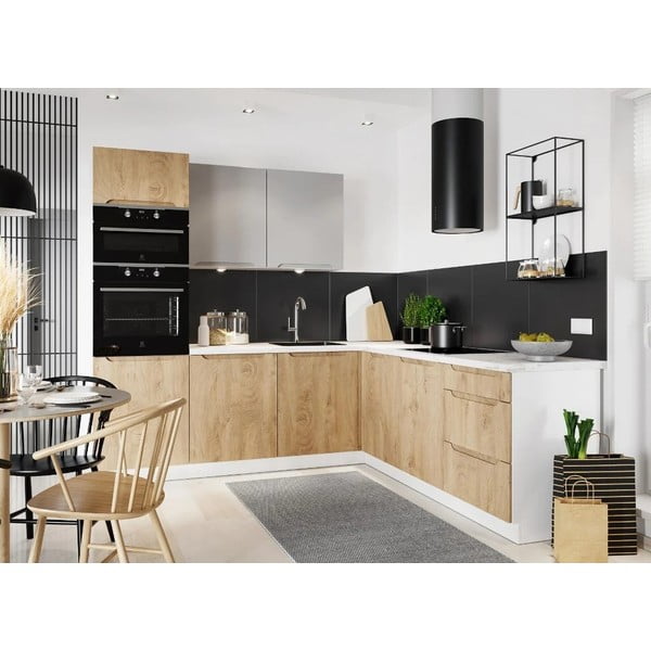 Bucătărie pe colț cu blat 170–180 cm (fără montaj) Nico – STOLKAR