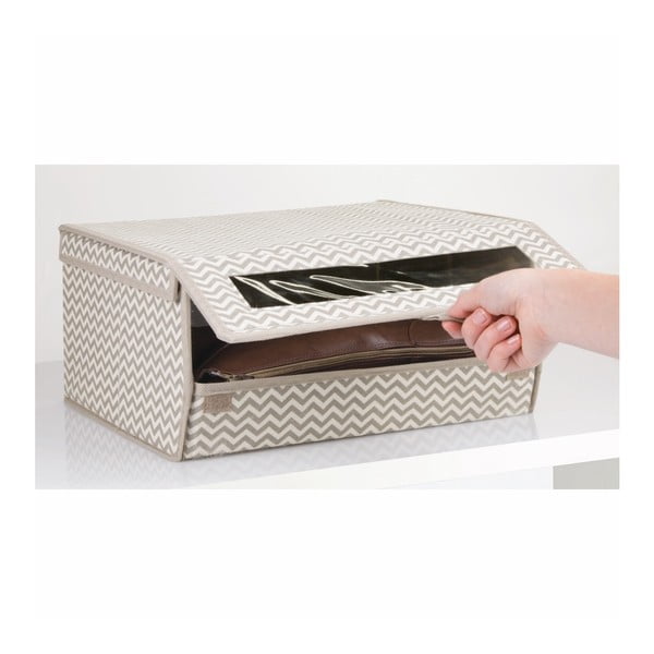 Cutie pentru depozitare încălțăminte InterDesign Axis, 2 compartimente-image-3