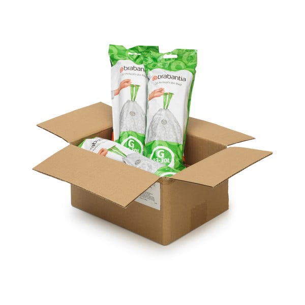 Saci de gunoi 120 buc. 30 l PerfectFit G – Brabantia-image-1