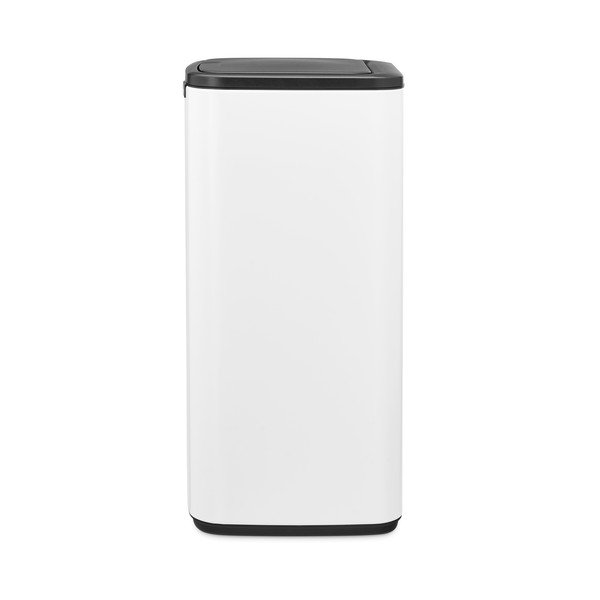 Coș de gunoi alb cu senzori de atingere din oțel 30 l Bo Touch – Brabantia-image-4
