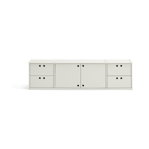 Comodă TV crem 157x42x40 cm Wally – Teulat