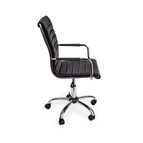 Scaun de birou negru din imitație de piele Perth – Yes Everyday-image-3