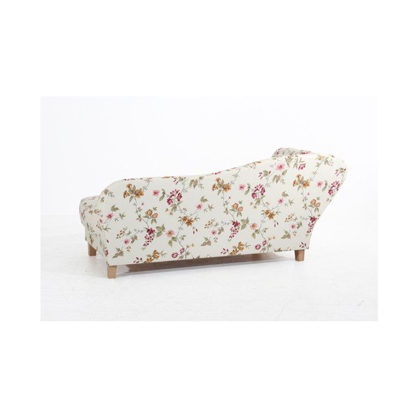 Șezlong pe partea dreaptă Max Winzer Selma, alb - model floral-image-3