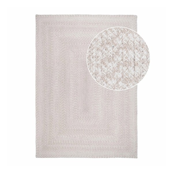 Covor de exterior crem din fibre reciclate 200x300 cm Menorca – House Nordic