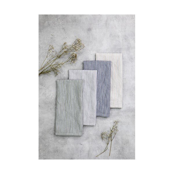 Prosoape de bucătărie 2 buc. din bumbac și in 50x70 cm Lina Stripe – Ladelle-image-1