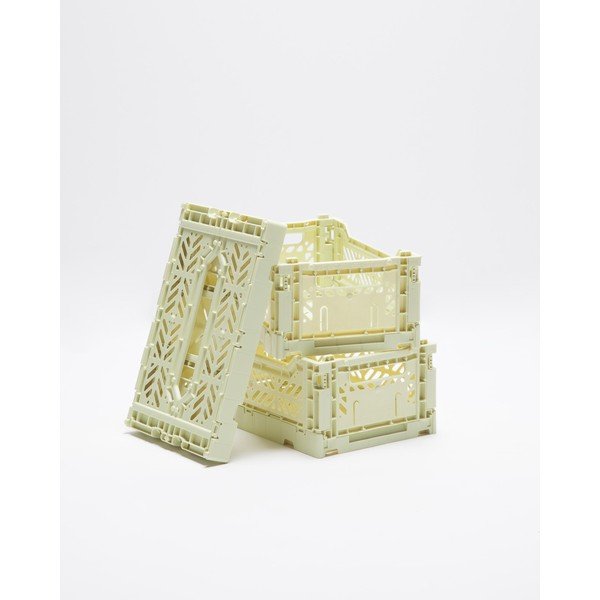 Set 3 lădițe pentru jucării Little Nice Things Caja, galben