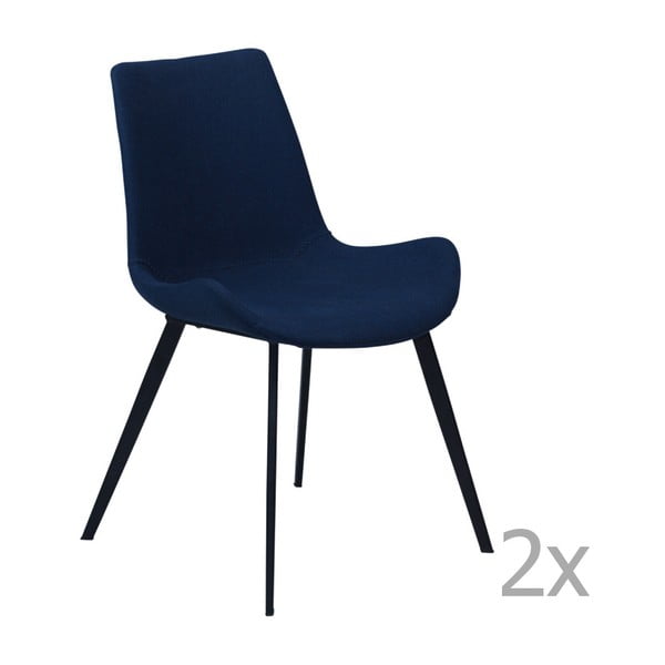Set 2 scaune DAN-FORM Hype, albastru închis