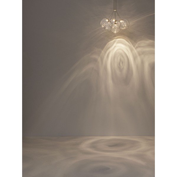 Lustră alămie LED cu intensitate reglabilă din sticlă ø 42 cm Blazik – Nova Luce-image-3