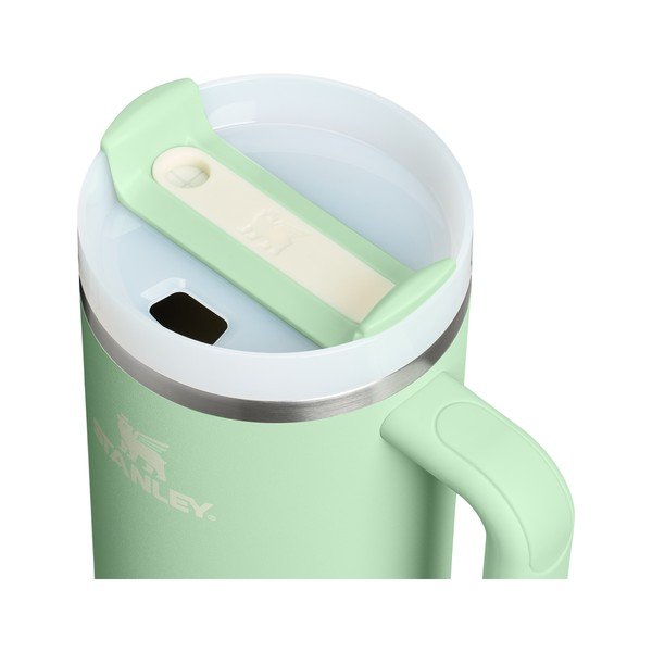Termos verde salvie cu pai din oțel inoxidabil 1,18 l Quencher H2.0 FlowState Tumbler Pistachio – Stanley-image-1