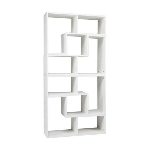 Etajeră cu rafturi WOOOD Tetris, alb-image-1