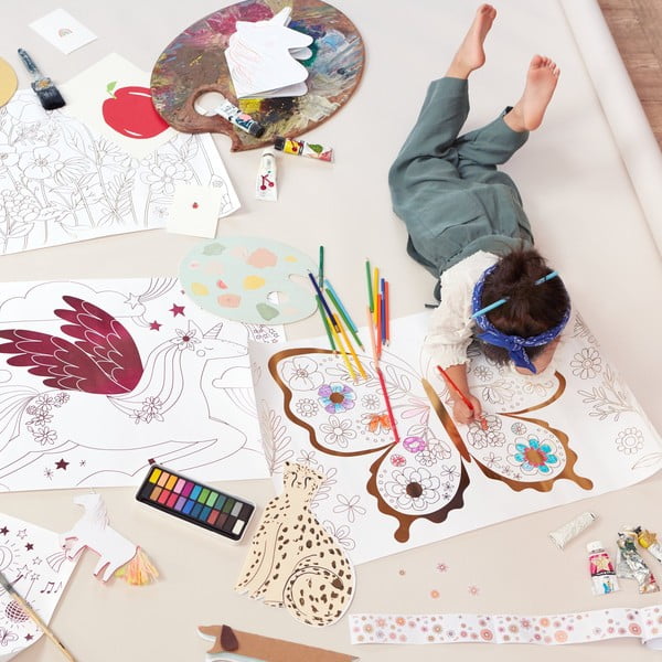 Cărți de colorat Butterfly – Meri Meri-image-1