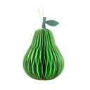 Ornament de Crăciun lucrat manual din hârtie ø 7 cm Pear Honeycomb – Sass & Belle