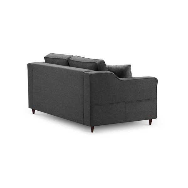 Canapea cu 2 locuri Mazzini Sofas Narcisse, gri antracit-image-4