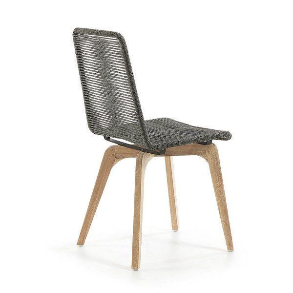 Set 2 scaune La Forma Glendon, gri deschis-image-3