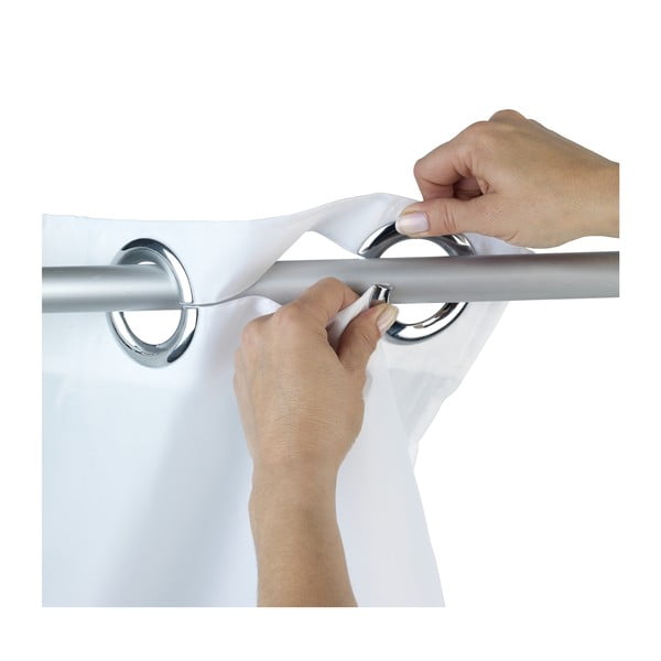 Perdea duș anti mucegai Wenko Dandelions, 180 x 200 cm, alb-image-1