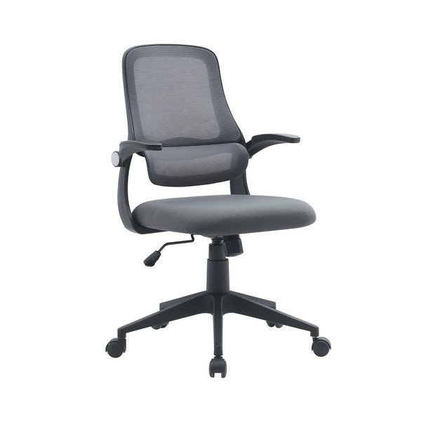 Scaun de birou gri tapițat Gilmore – Yes Everyday