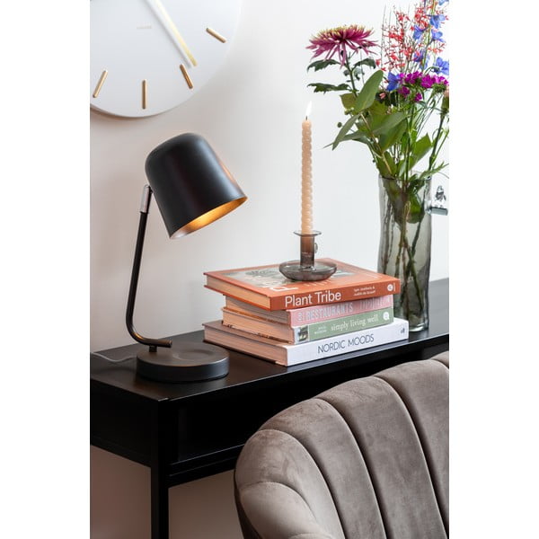 Veioză neagră (înălțime 38,5 cm) Encantar  – Leitmotiv-image-1