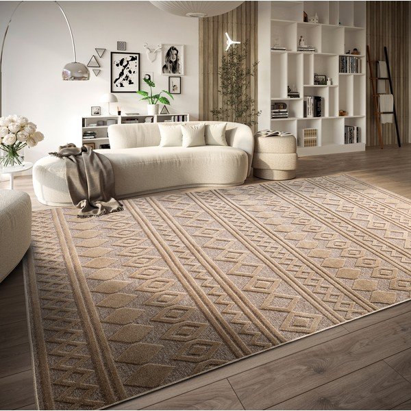 Covor bej din fibre reciclate 200x290 cm Catherine – Villeroy&Boch-image-1