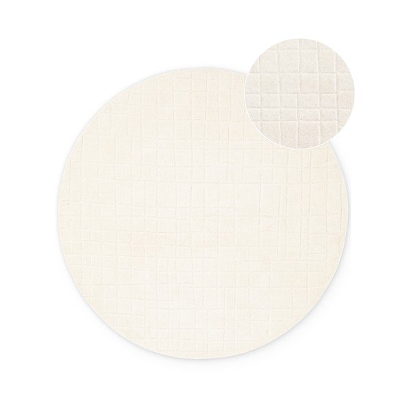 Covor crem rotund din lână ø 200 cm Kenso – Villeroy&Boch