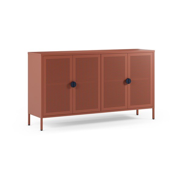 Dulap teracotă din metal 160x90x40 cm Sayla – Marckeric-image-2