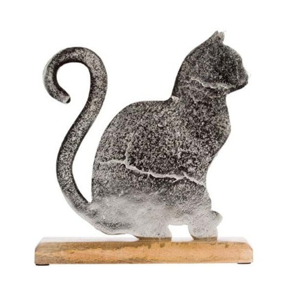 Decorațiune din lemn Ego Dekor Cats, înălțime 18,5 cm