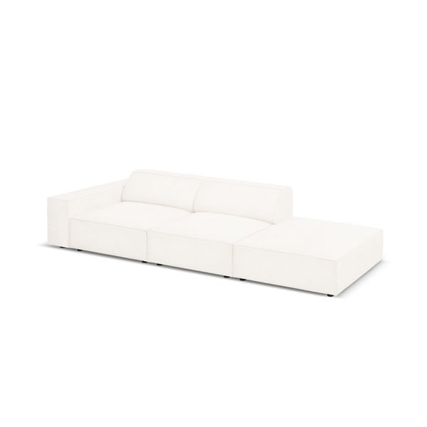 Colțar bej cu tapițerie bouclé (pe partea dreaptă) Jodie – Micadoni Home-image-4