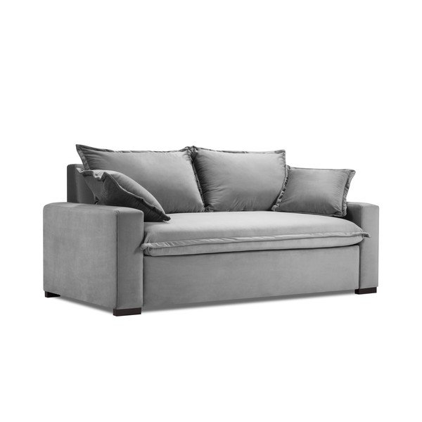 Canapea extensibilă Kooko Home Mezzo, gri-image-2