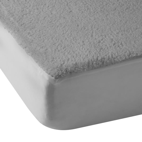 Cearceaf gri din micropluș/cocolino cu elastic 150x200 cm Thermal Sherpa – Catherine Lansfield