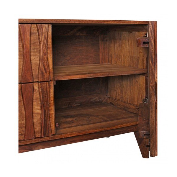 Comodă din lemn masiv de palisandru Skyport BELUR-image-4