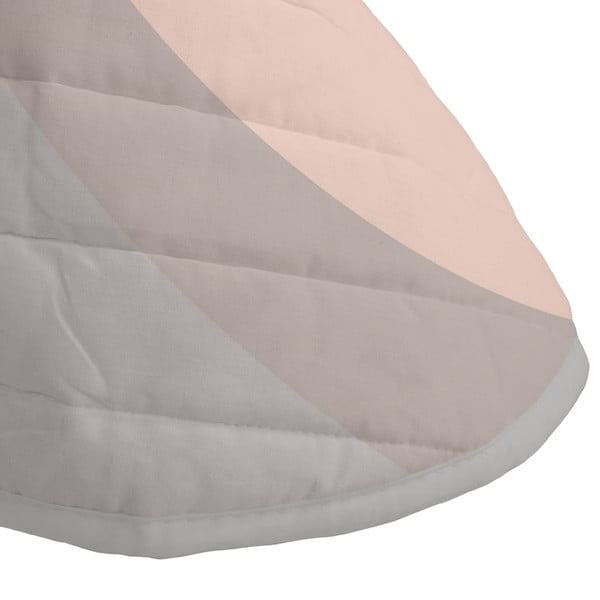 Cuvertură roz-gri matlasată din bumbac 180x260 cm Range – Blanc-image-3