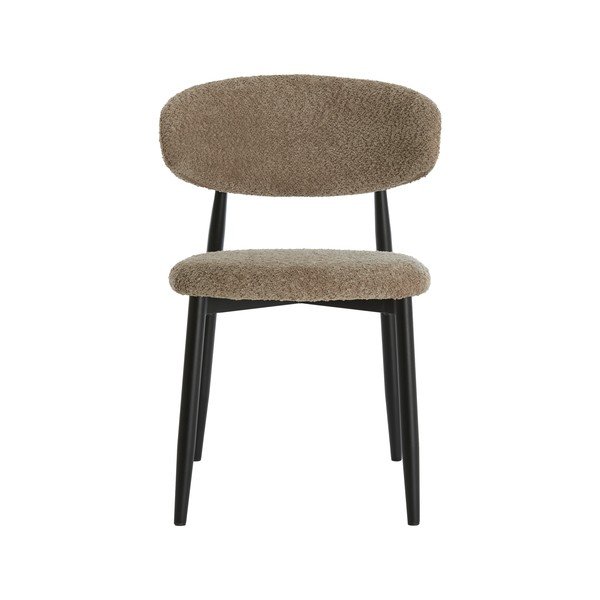 Scaun de dining taupe tapițat Eniola – Light & Living-image-2