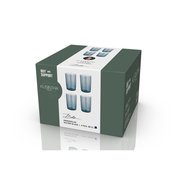 Pahare 4 buc. 280 ml Kusintha – Bitz-image-4