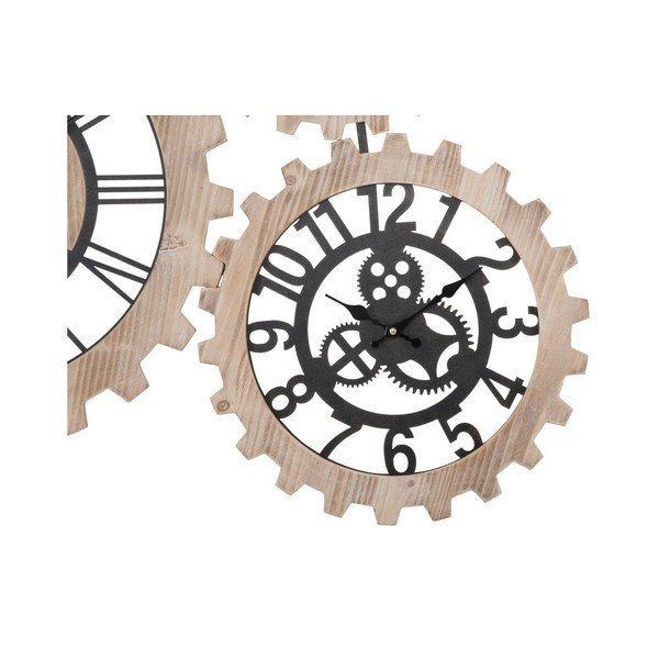 Ceas triplu de perete Mauro Ferretti Gears-image-3